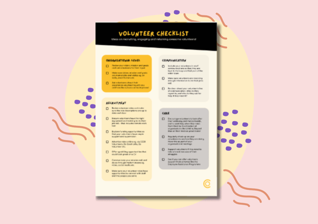 Volunteer checklist