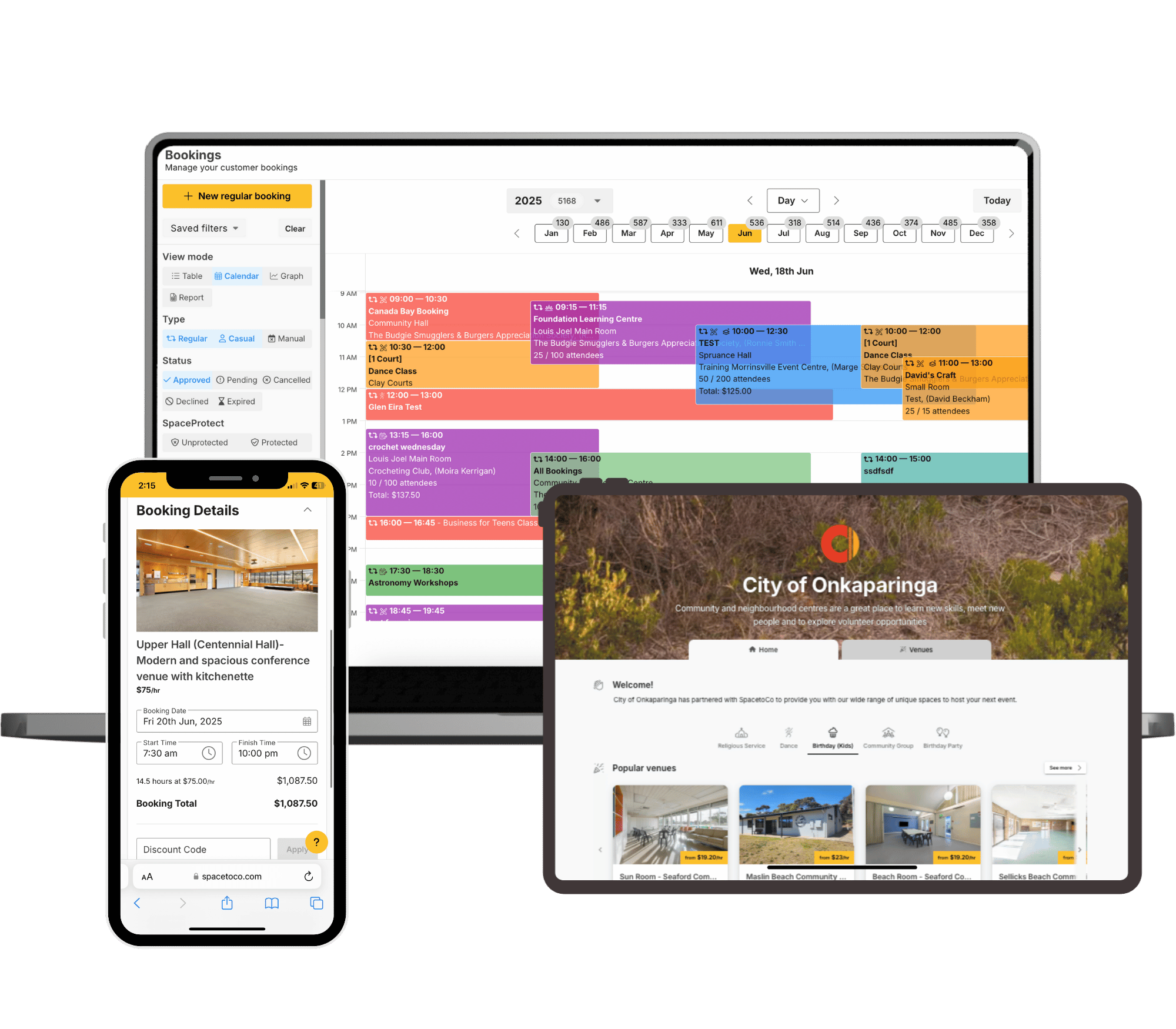 SpacetoCo on device (council)