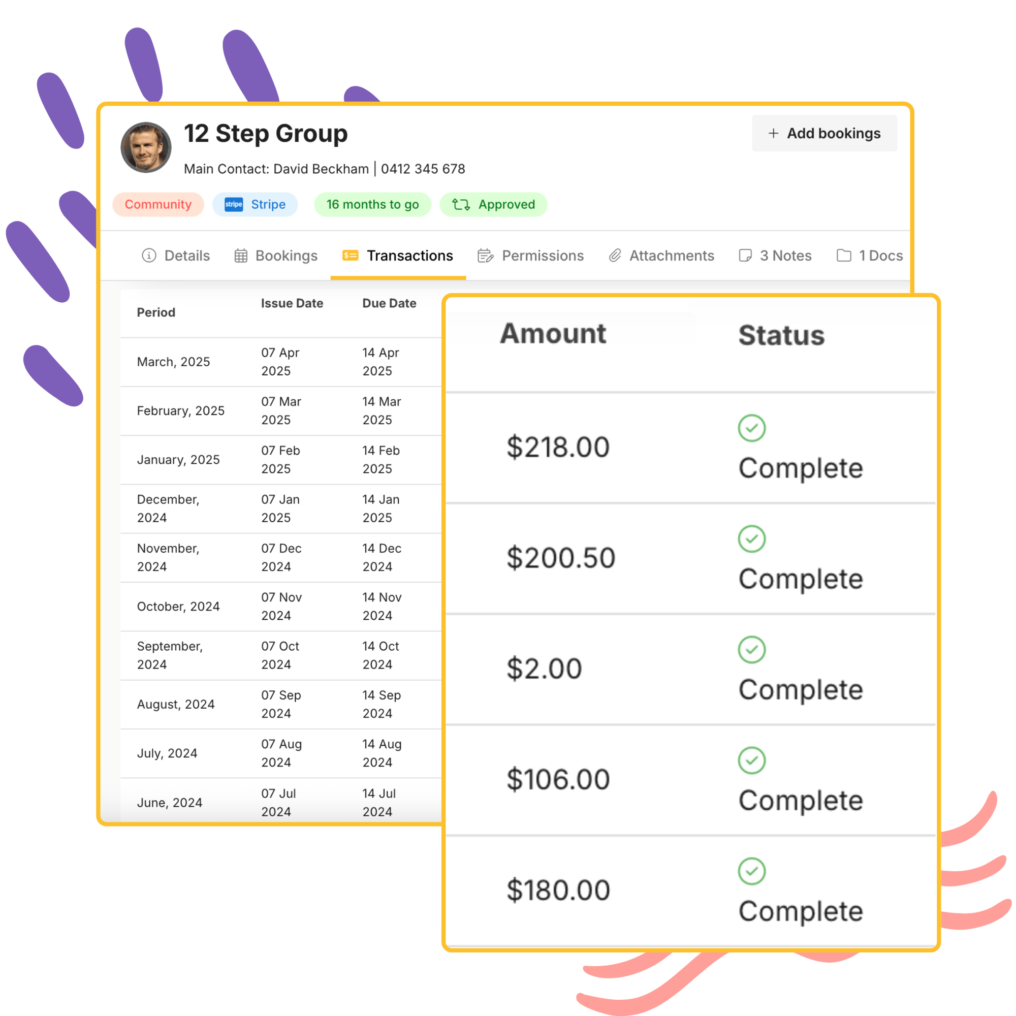Automated Invoice Collection Feature