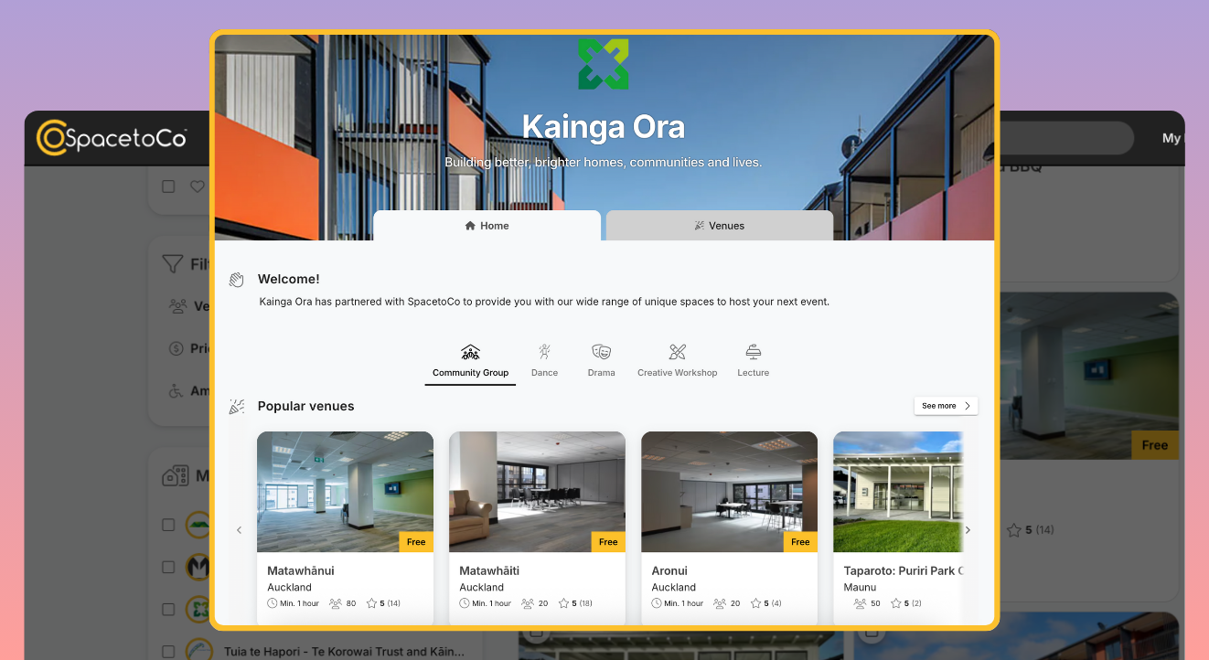 Housing Association Host Page