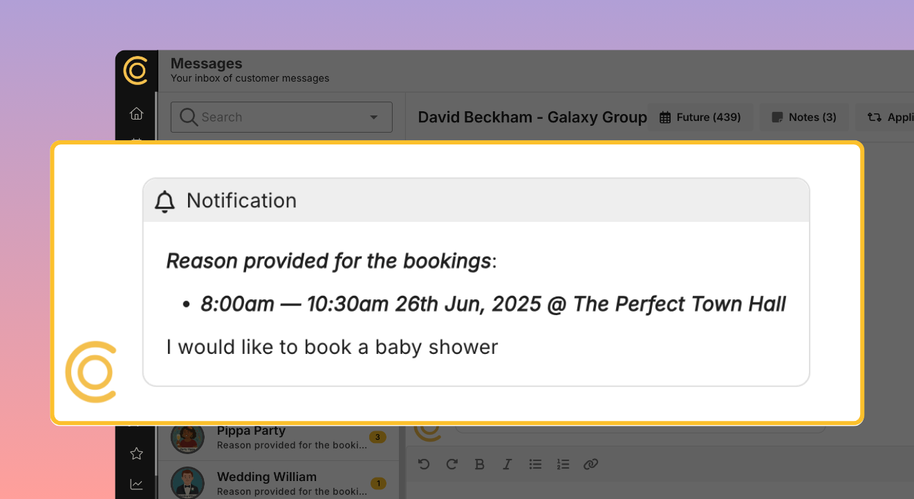 Instant Confirmation & Notifications