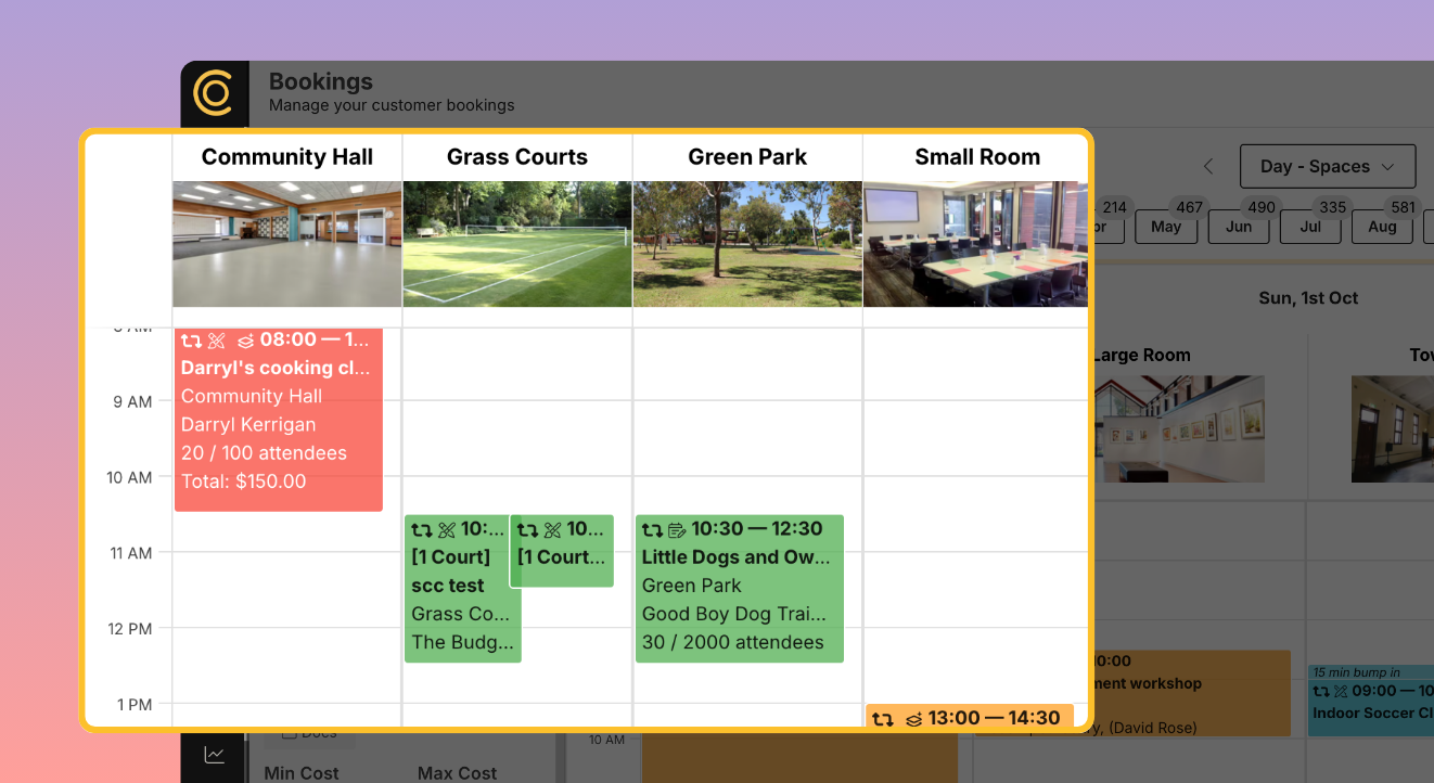 Muti-Space & Multi-Venue Management