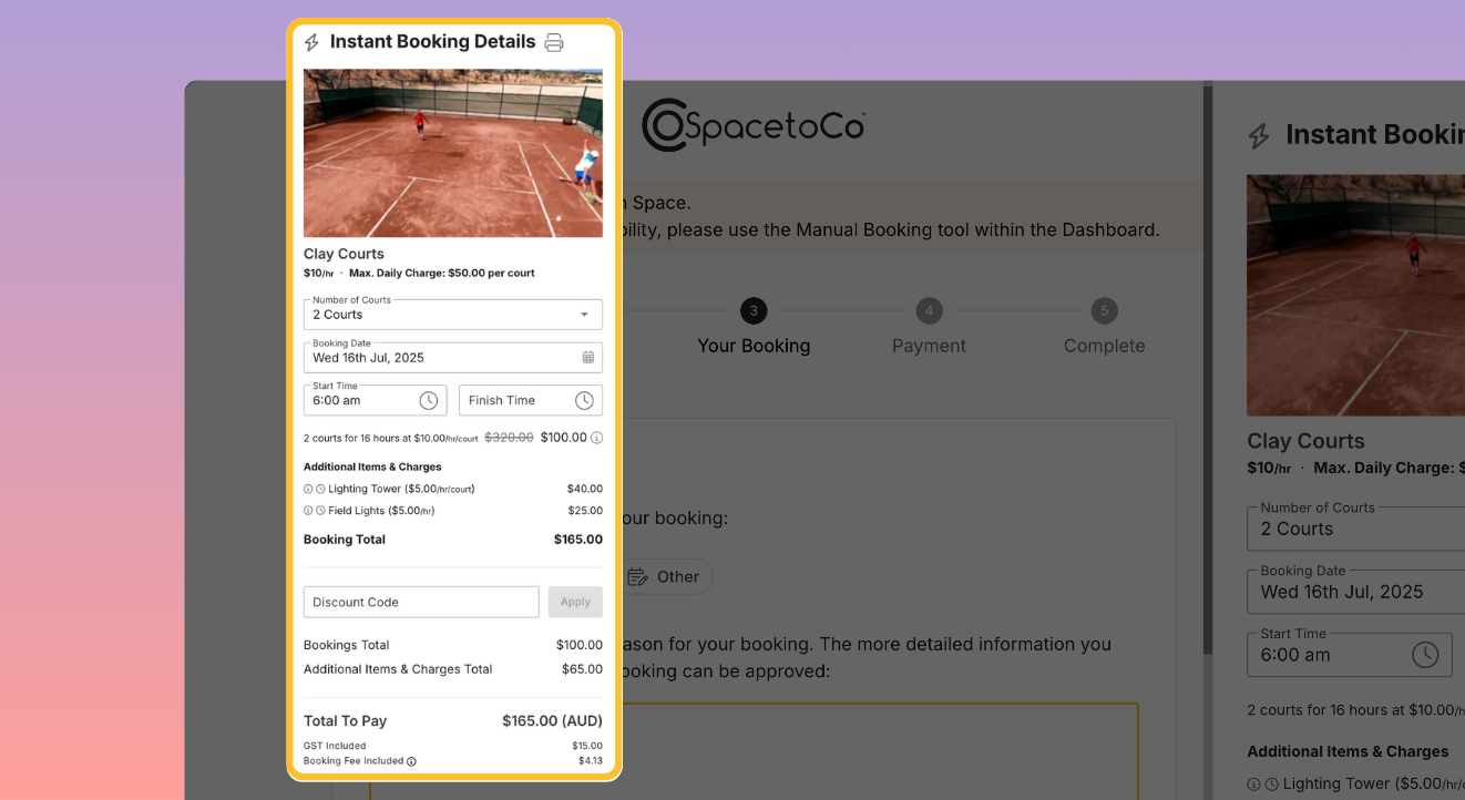 Online payments & receipts