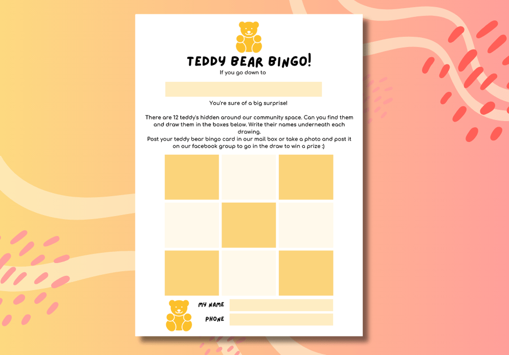 Teddy Bear Bingo