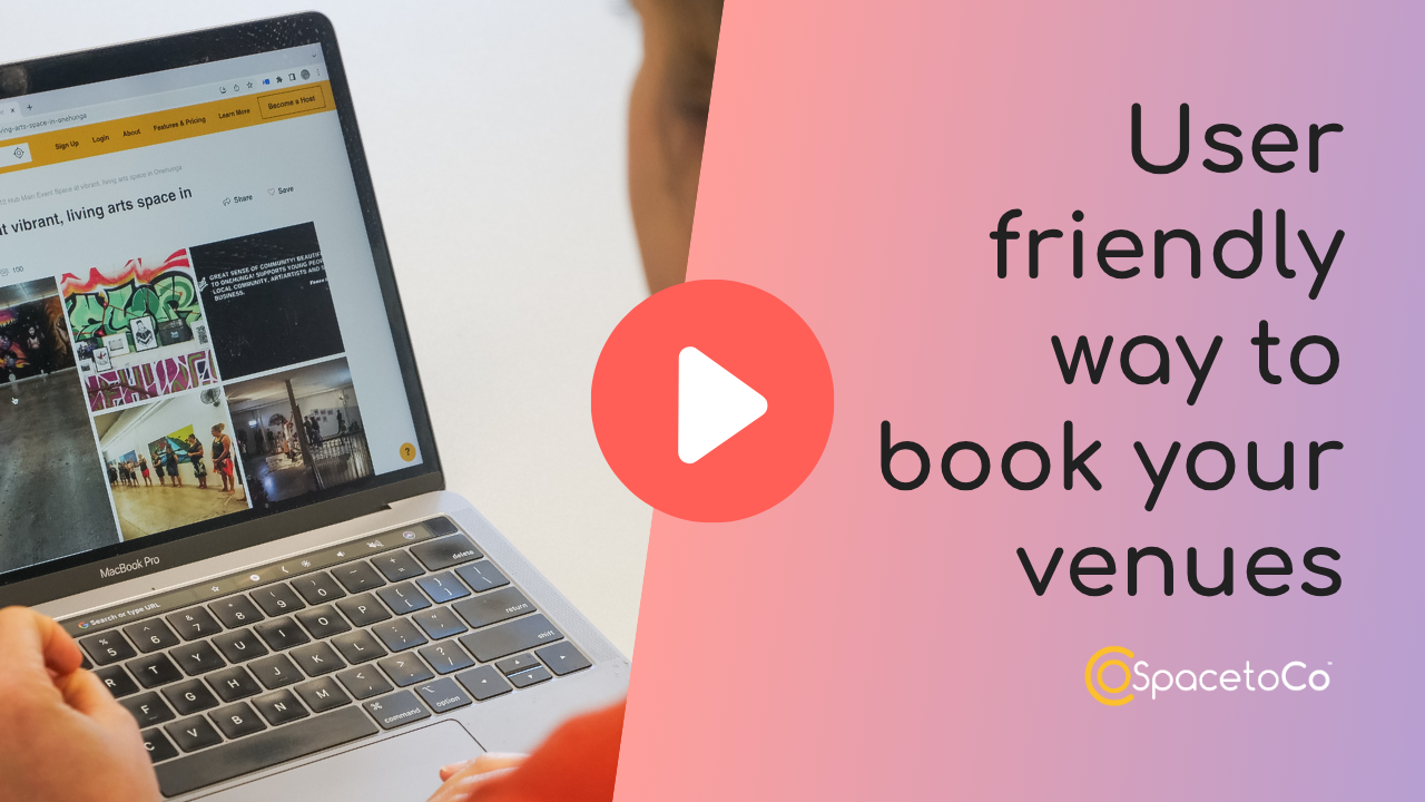 User friendly way to book your venues