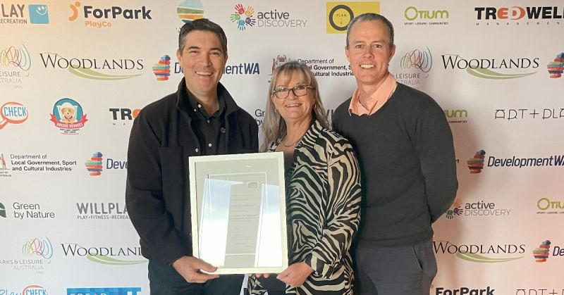 Best Use of Technology award at the Parks and Leisure Australia (WA) Awards for Excellence 2024