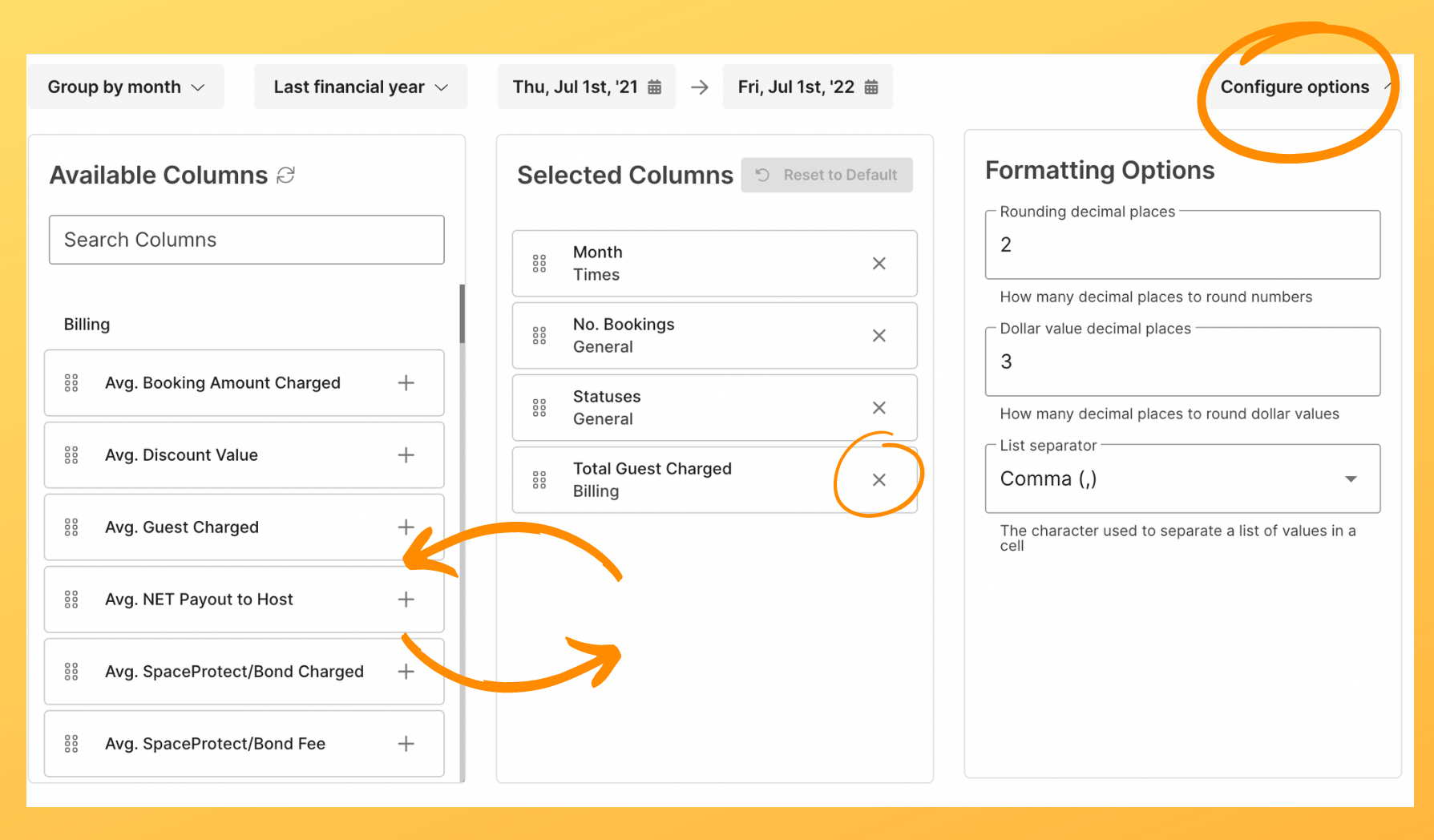 Configure Options