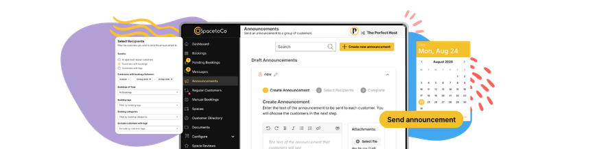Hirer Announcements