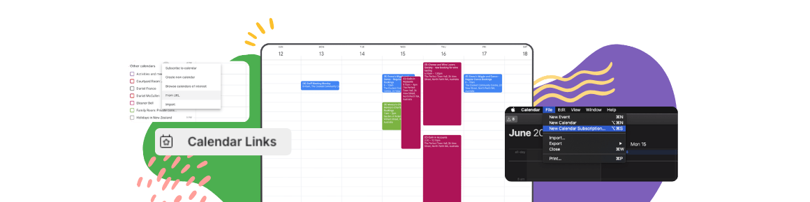 iCal banner for newsletter