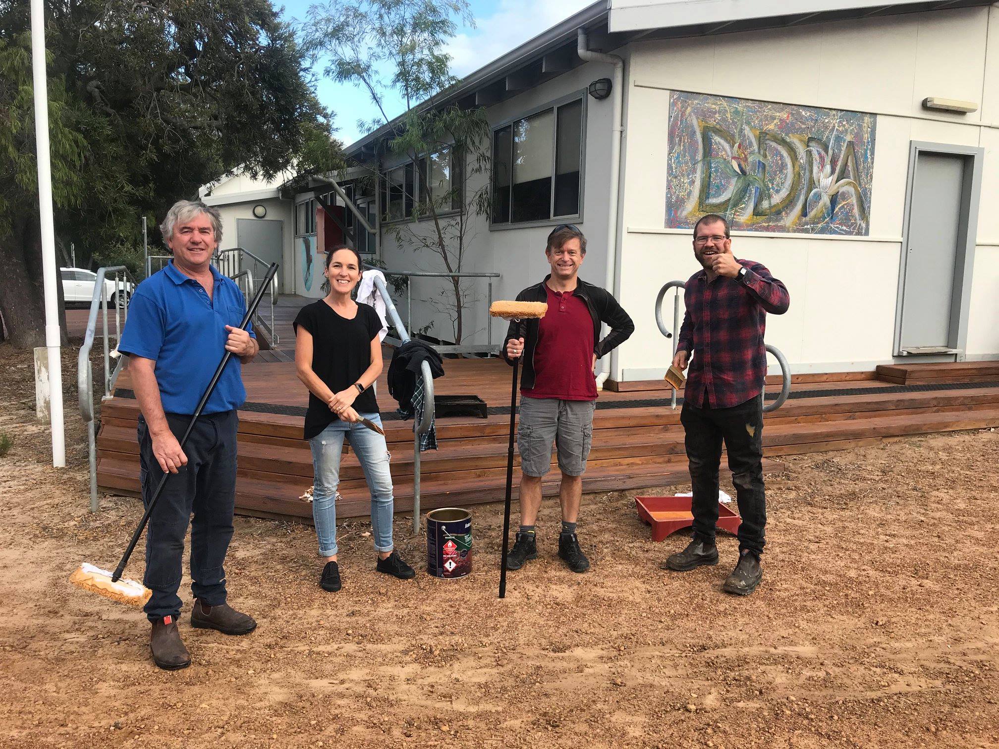 DPA volunteers Duns Hall