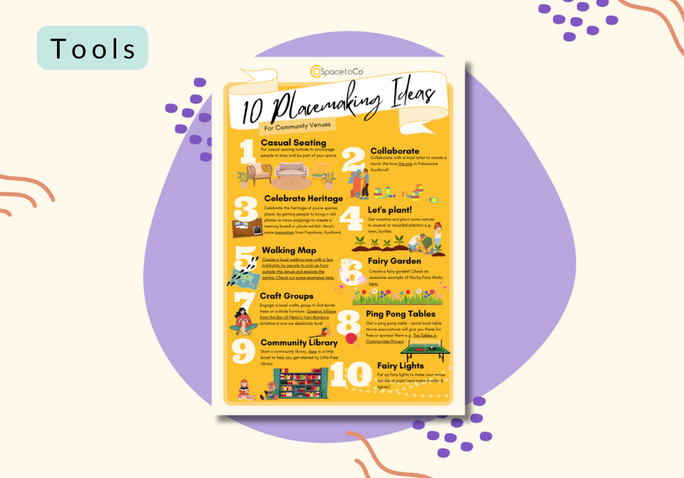Placemaking and Neighbourhoods for community centres and venues_10 Placemaking ideas